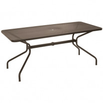 Table rectangulaire CAMBI de Emu, 180 x 80 cm, Marron d