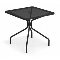 Table carrée CAMBI de Emu, 80 X 80 cm, Noir 