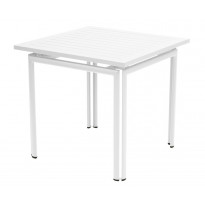 Table carrée COSTA de Fermob, Blanc Coton 