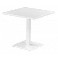 Table carrée ROUND de Emu, Blanc mat
