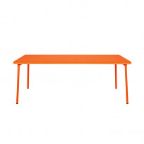 Table PATIO rectangulaire de Tolix, 200 x 100 cm, Potiron