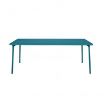Table PATIO rectangulaire de Tolix, 200 x 100 cm, Vert canard