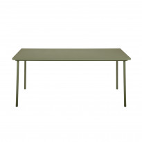 Table PATIO rectangulaire de Tolix, 200 x 100 cm, Vert olive