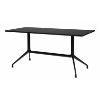 Table rectangulaire AAT10 de Hay, Noir, L.160 x P.80 x H.73