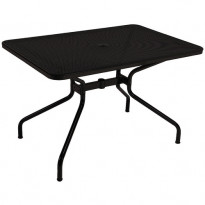 Table rectangulaire CAMBI de Emu, 120 x 80 cm, Noir 