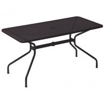 Table rectangulaire CAMBI de Emu, 160 x 80 cm, Noir 