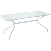 Table rectangulaire CAMBI de Emu, 180 x 80 cm, Blanc mat 
