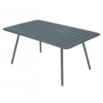 Table rectangulaire confort 6 LUXEMBOURG de Fermob, couleur gris orage