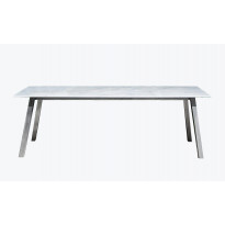 Table rectangulaire INOUT de Gervasoni , Plateau marbre, 2 tailles 