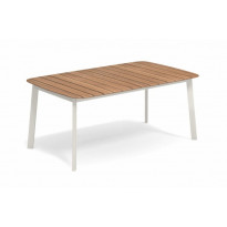 Table rectangulaire SHINE de Emu, 166 x 100 cm, Blanc mat