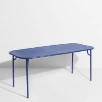 Table rectangulaire WEEK-END de Petite Friture, 180x85x75, Bleu