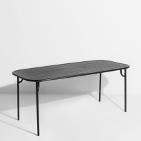 Table rectangulaire WEEK-END de Petite Friture, 180x85x75, Noir