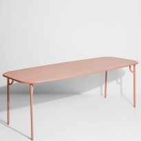 Table rectangulaire WEEK-END de Petite Friture, 220 x 85 x 75, Blush