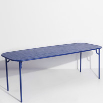 Table rectangulaire WEEK-END de Petite Friture, 220x85x75, Bleu