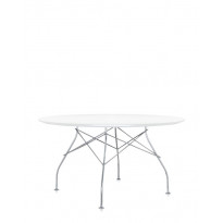 Table ronde GLOSSY de Kartell, 2 coloris 