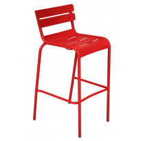Chaise haute LUXEMBOURG de Fermob, Coquelicot