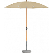 Parasol rond ALEXO® avec volant de Glatz, D. 200, 422 Cream