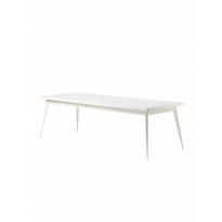 Table 55 de Tolix, 240 x 100, Blanc pur