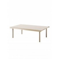 Table basse PATIO de Tolix, 70 x 110 cm, Beige gris