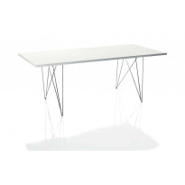 Table haute rectangulaire XZ3 de Magis, Blanc