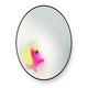 Grand miroir FRANCIS, Rose-Jaune