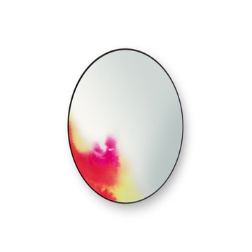 Petit Miroir FRANCIS de Petite Friture, Rose-Jaune