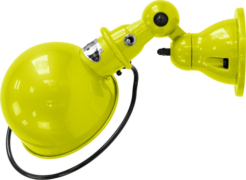 Applique LOFT D1000R de Jieldé, avec interrupteur, sans bras, Jaune souffre Applique LOFT D1000R de Jieldé, avec interrupteur, sans bras, Jaune souffre
