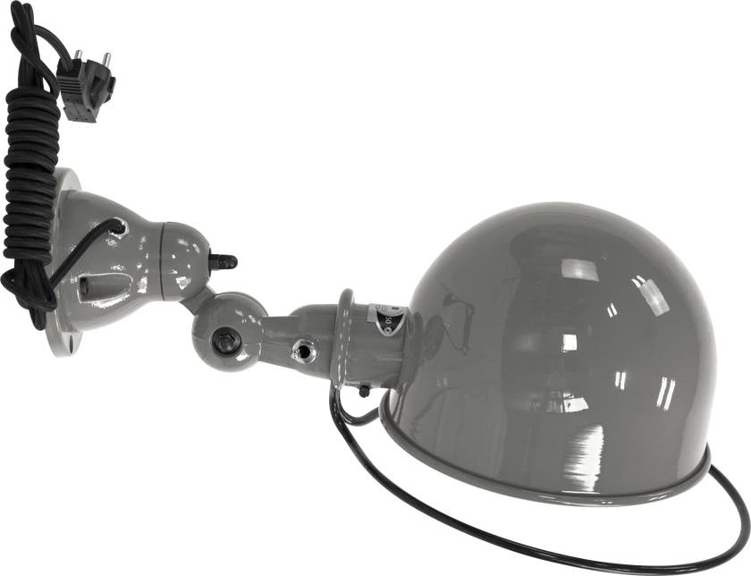 Applique LOFT D1020CR de Jieldé, avec interrupteur, Gris souris Applique LOFT D1020CR de Jieldé, avec interrupteur, Gris souris