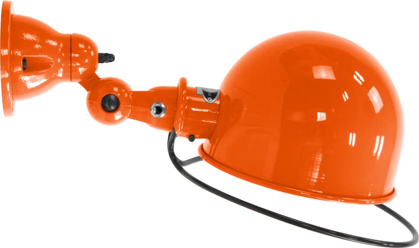 Applique LOFT D1020R avec interrupteur de Jieldé, sans bras, Orange Applique LOFT D1020R avec interrupteur de Jieldé, sans bras, Orange