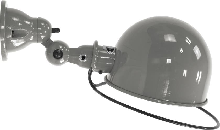 Applique LOFT D1020R avec interrupteur de Jieldé, sans bras, Gris souris Applique LOFT D1020R avec interrupteur de Jieldé, sans bras, Gris souris