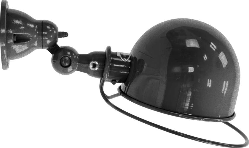 Applique LOFT D1020R avec interrupteur de Jieldé, sans bras, Noir martelé Applique LOFT D1020R avec interrupteur de Jieldé, sans bras, Noir martelé