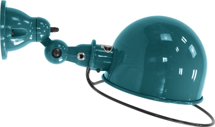 Applique LOFT D1020R avec interrupteur de Jieldé, sans bras, Bleu océan Applique LOFT D1020R avec interrupteur de Jieldé, sans bras, Bleu océan
