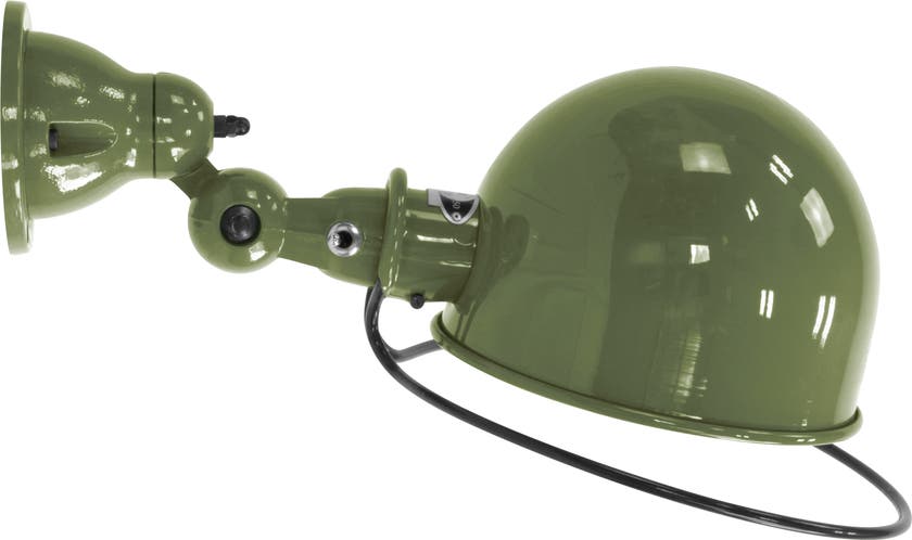Applique LOFT D1020R avec interrupteur de Jieldé, sans bras, Vert olive Applique LOFT D1020R avec interrupteur de Jieldé, sans bras, Vert olive