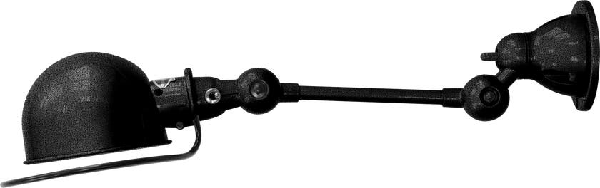 Applique LOFT D2501 de Jieldé, sans interrupteur, Noir martelé Applique LOFT D2501 de Jieldé, sans interrupteur, Noir martelé
