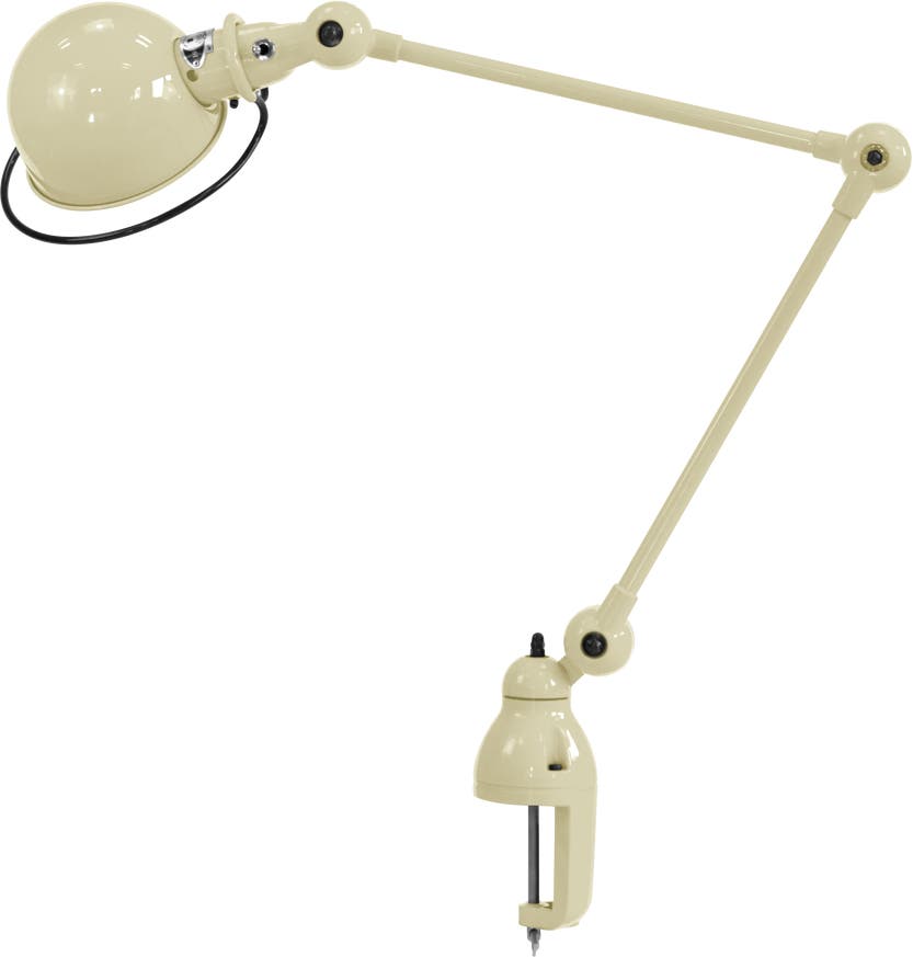 Lampe étau LOFT D4040 de Jieldé, Ivoire Lampe étau LOFT D4040 de Jieldé, Ivoire