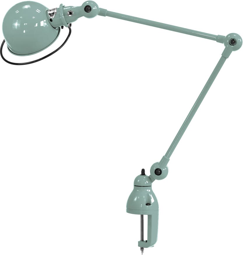 Lampe étau LOFT D4040 de Jieldé, Vert vespa Lampe étau LOFT D4040 de Jieldé, Vert vespa