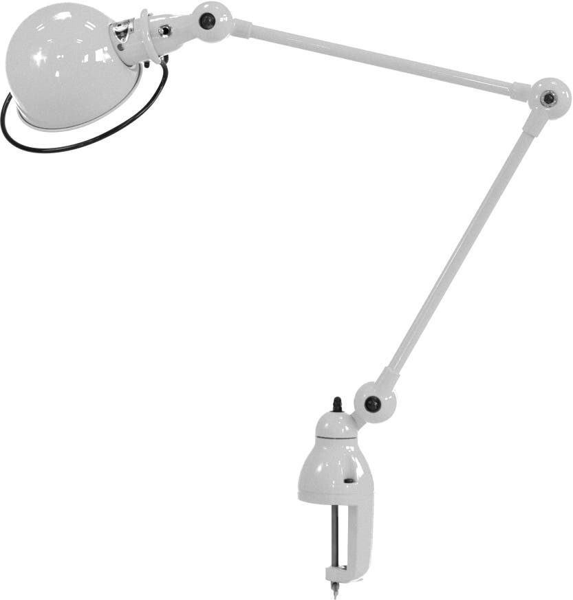 Lampe étau LOFT D4040 de Jieldé, Gris argent Lampe étau LOFT D4040 de Jieldé, Gris argent