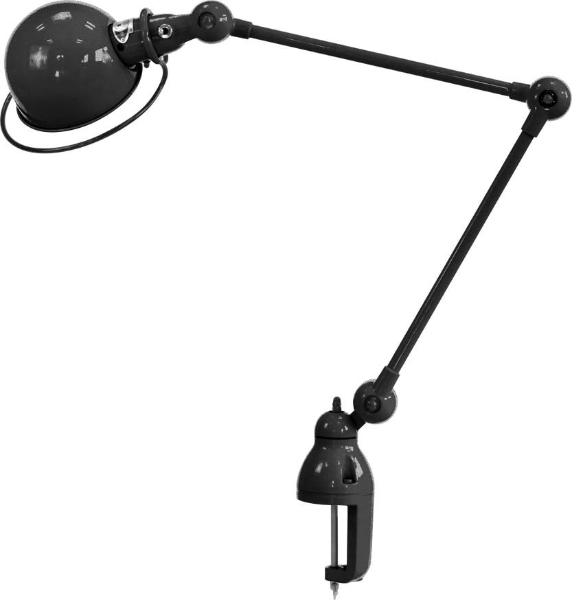 Lampe étau LOFT D4040 de Jieldé, Noir martelé Lampe étau LOFT D4040 de Jieldé, Noir martelé