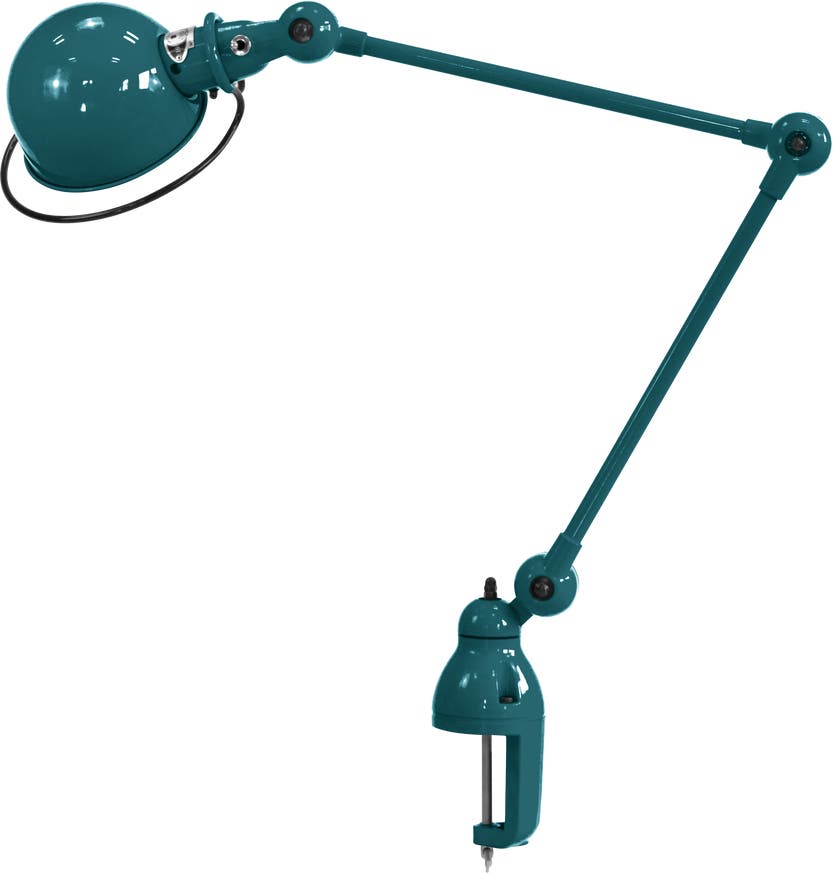 Lampe étau LOFT D4040 de Jieldé, Bleu océan Lampe étau LOFT D4040 de Jieldé, Bleu océan