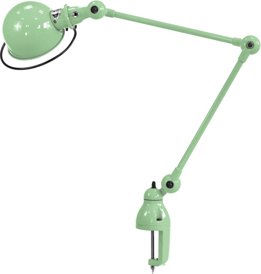 Lampe étau LOFT D4040 de Jieldé, Vert d'eau Lampe étau LOFT D4040 de Jieldé, Vert d'eau