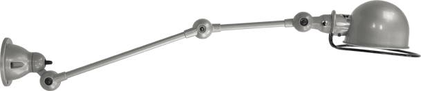 Applique LOFT D4251 de Jieldé, sans interrupteur, Gris souris Applique LOFT D4251 de Jieldé, sans interrupteur, Gris souris