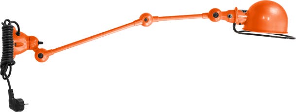Applique LOFT D4251CR de Jieldé, avec interrupteur, Orange Applique LOFT D4251CR de Jieldé, avec interrupteur, Orange