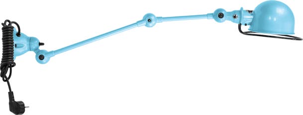 Applique LOFT D4251CR de Jieldé, avec interrupteur, Bleu pastel Applique LOFT D4251CR de Jieldé, avec interrupteur, Bleu pastel