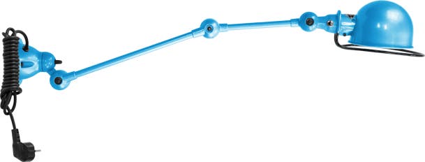 Applique LOFT D4251CR de Jieldé, avec interrupteur, Bleu clair Applique LOFT D4251CR de Jieldé, avec interrupteur, Bleu clair