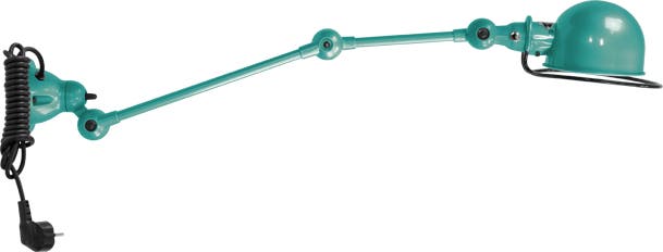Applique LOFT D4251CR de Jieldé, avec interrupteur, Bleu d'eau Applique LOFT D4251CR de Jieldé, avec interrupteur, Bleu d'eau