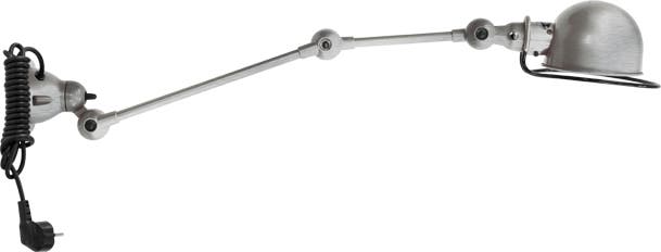 Applique LOFT D4251CR de Jieldé, avec interrupteur et fiche, Acier brossé Applique LOFT D4251CR de Jieldé, avec interrupteur et fiche, Acier brossé