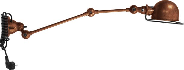 Applique LOFT D4251CR de Jieldé, avec interrupteur, Cuivre martelé Applique LOFT D4251CR de Jieldé, avec interrupteur, Cuivre martelé