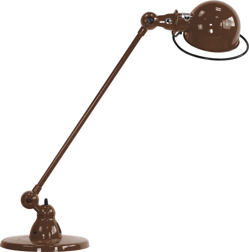 Lampe à poser LOFT D6000 de Jieldé, Chocolat Lampe à poser LOFT D6000 de Jieldé, Chocolat