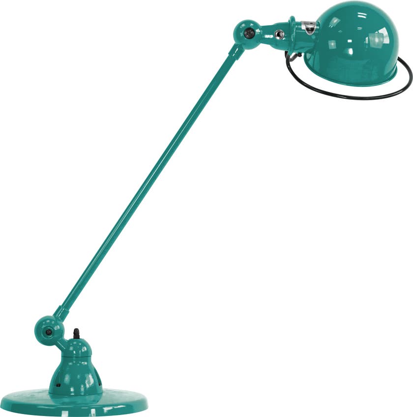 Lampe à poser LOFT D6000 de Jieldé, Bleu d'eau Lampe à poser LOFT D6000 de Jieldé, Bleu d'eau