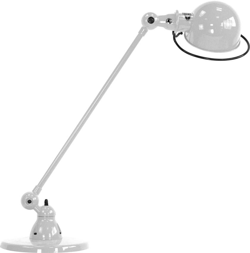 Lampe à poser LOFT D6000 de Jieldé, Gris argent Lampe à poser LOFT D6000 de Jieldé, Gris argent
